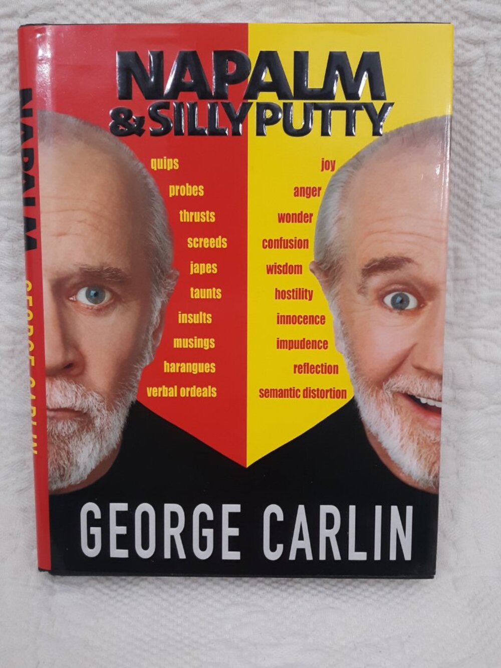 George Carlin 3 Hardcover Book Set Brain Droppings Napalm Silly Putty Comedy - Picture 9 of 13